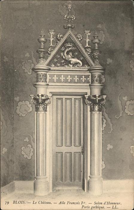 Blois 41 Chateau Aile de Francois Ier Salon d_Ho