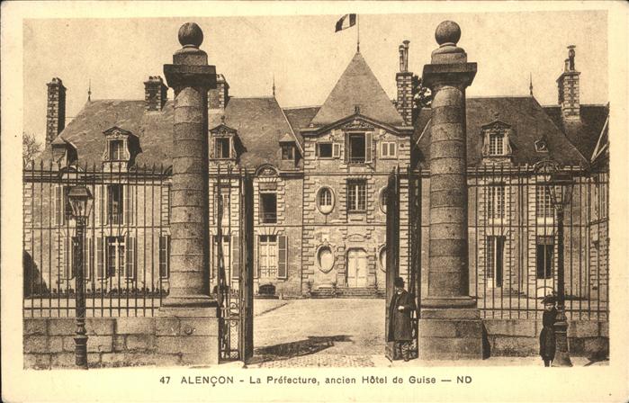 Alencon La Prefecture ancien Hotel de Guise