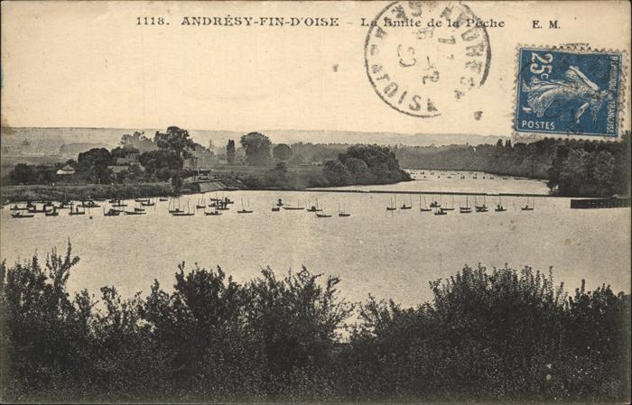 Andresy Oise La Limite de la Peache Stempel auf