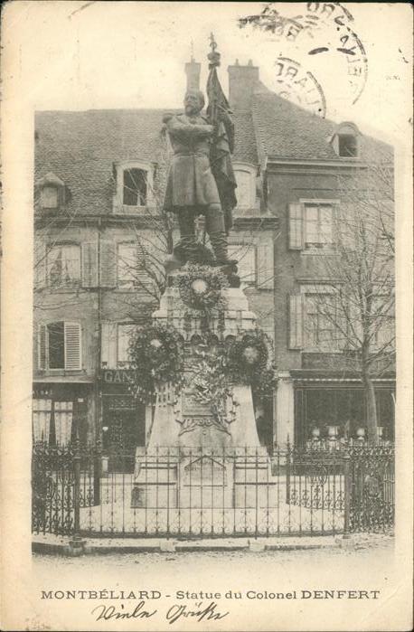 Montbeliard Statue du Colonel Denfert Monument