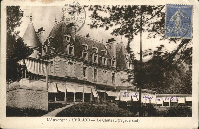 Job Chateau Stempel auf AK