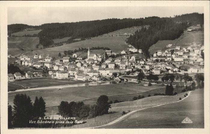 Villers-le-Lac Vue generale prise de la Gare