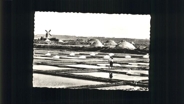 Guerande Marais salants de Saille Moulin Mulons