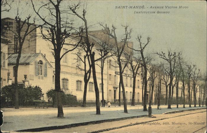 Saint-Mande Val-de-Marne Avenue Victor Hugo
