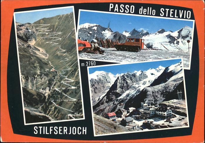 Stilfserjoch Passo dello Stelvio Passhoehe