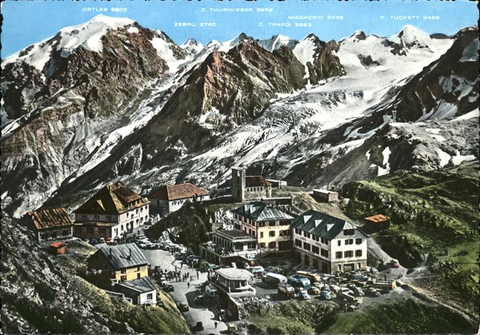 Stilfserjoch Passo dello Stelvio Passhoehe