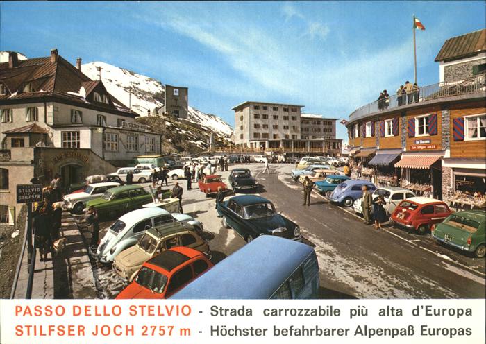 Stilfserjoch Passo dello Stelvio Passhoehe