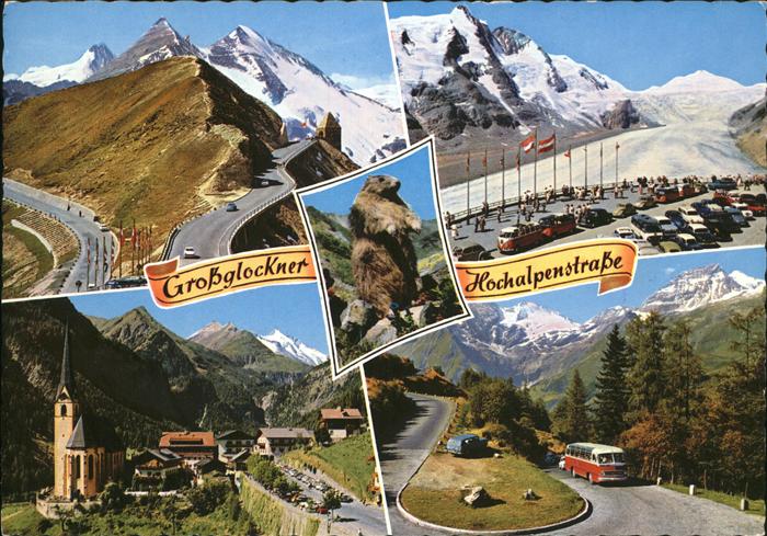 Grossglockner mit Fuschertoerl u.Heiligenblut