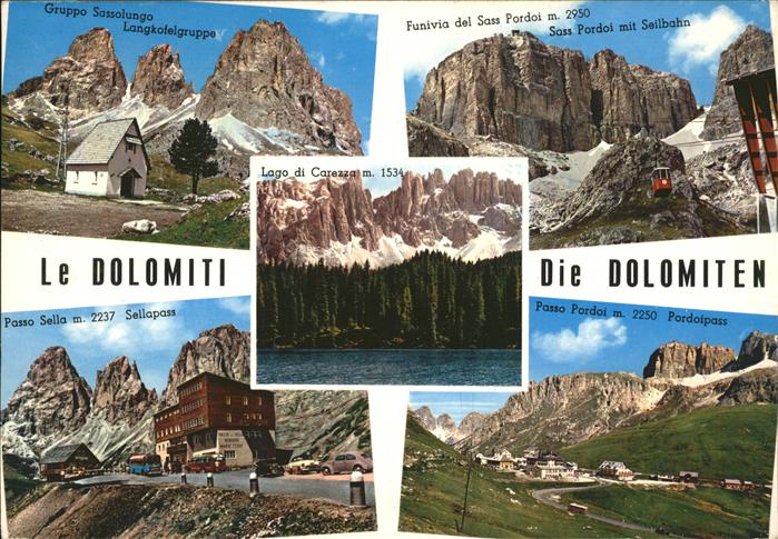 Dolomiten mit Sellapass