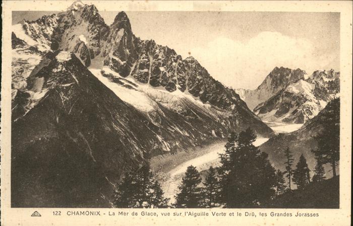Chamonix Mont Blanc-Massiv