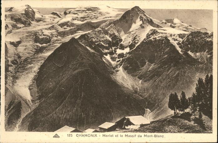 Chamonix Mont Blanc Massiv