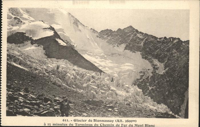 Gletscher Glacier de Bionnassay