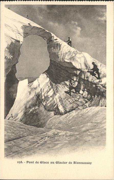 Chamonix Pent de Glace au Glacier de Biennassay