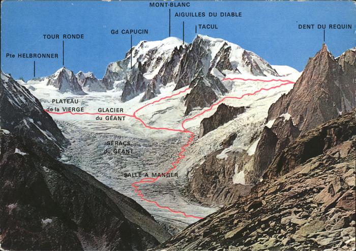 Chamonix mit Mont-Blanc-Massiv