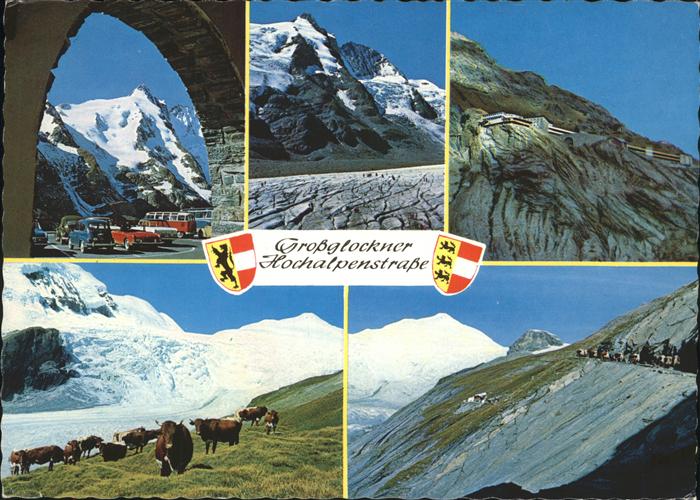 Grossglockner mit Parkplatz Franz-Josephs-Höhe