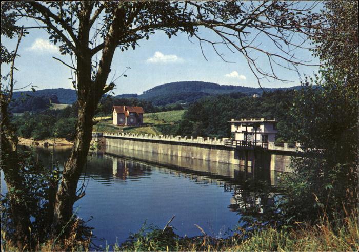 Staudamm Pumpspeicherkraftwerk Chaumecon Nievre Barrage