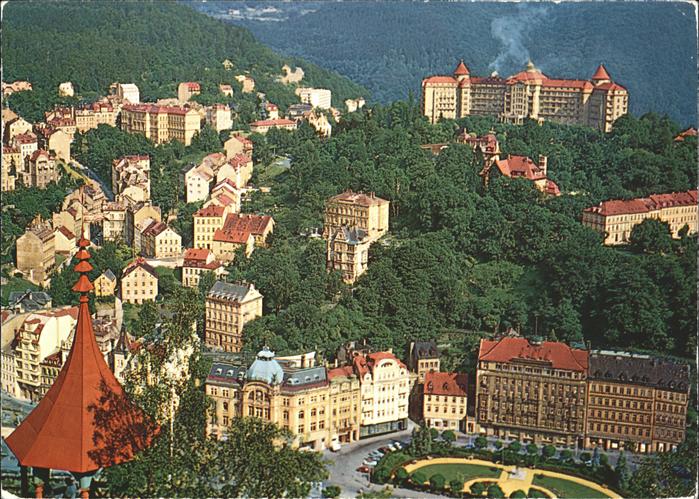 Karlovy Vary Pohled z Jeleniho skoku