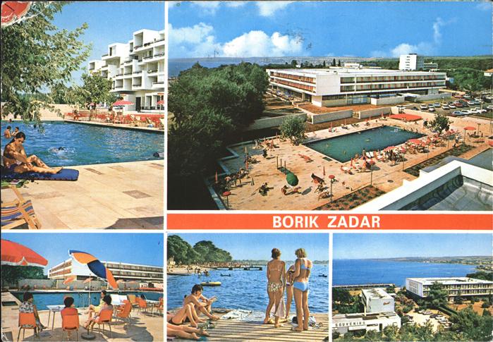 Zadar Zadra Zara Hotelanlage Borik Swimming Pool Strand