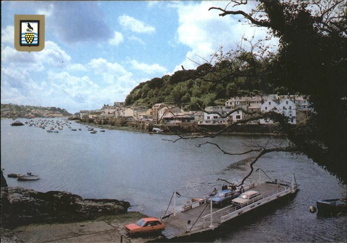 Fowey River Fowey Bodinnick Ferry Wappen