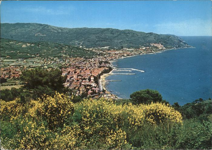 Diano Marina Panorama Kueste