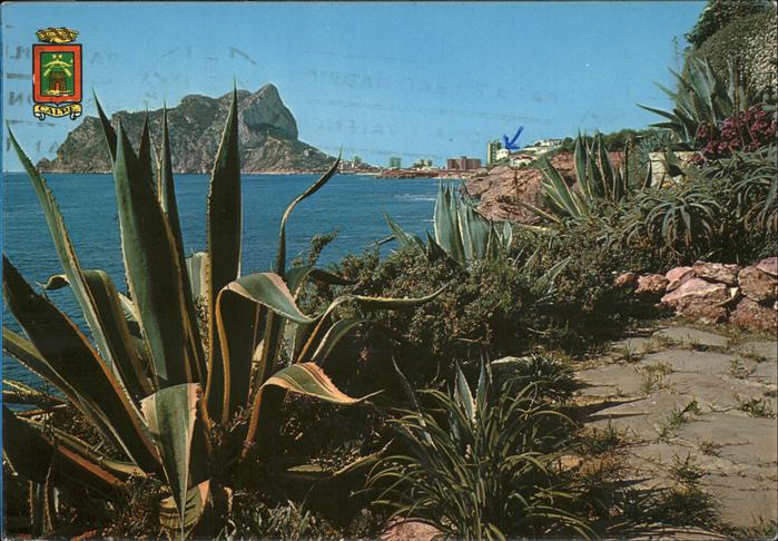 Calpe Penon de Ifach Partie an der Kueste
