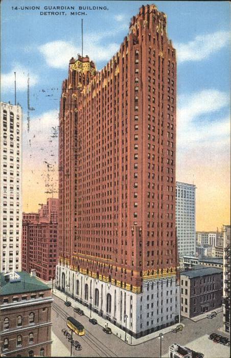 Detroit Michigan Union Guardian Building