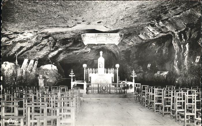 Hoehlen Caves Grottes Remonot Grotte-Chapelle