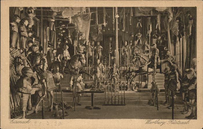 Rittertum Mittelalter Eisenach Wartburg Rüstsaal