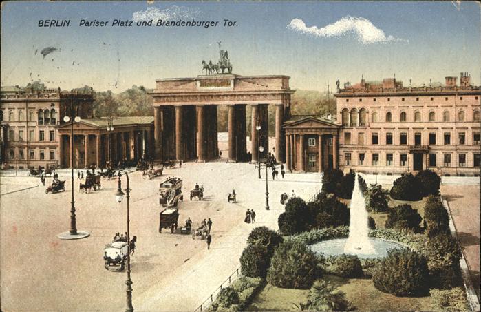 Brandenburgertor Berlin Pariser Platz