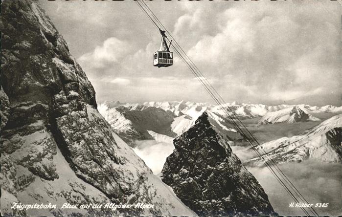 Seilbahn Zugspitzbahn Allgäuer Alpen