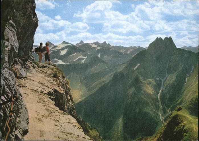 Bergsteigen Klettern Nebelhorn Laufbacher Eck Höfats