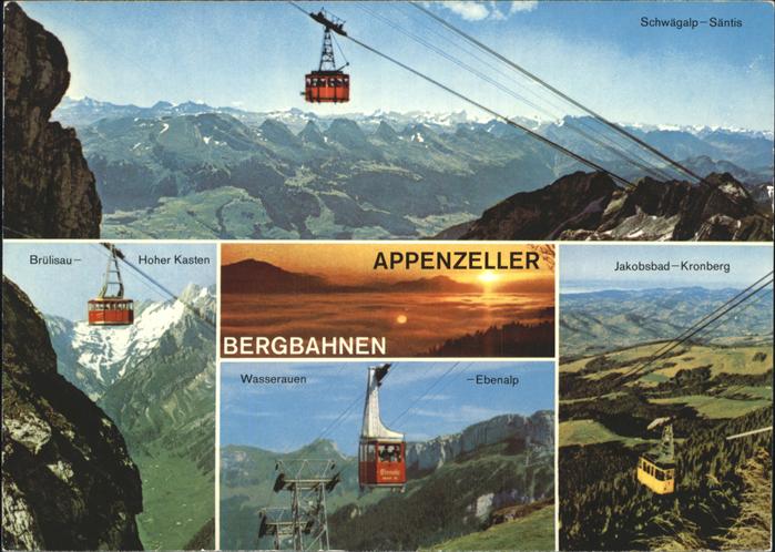 Seilbahn Appenzell Schwägalp-Säntis Jakobsbad-Kr