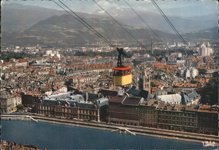 Seilbahn Grenoble Vue generale