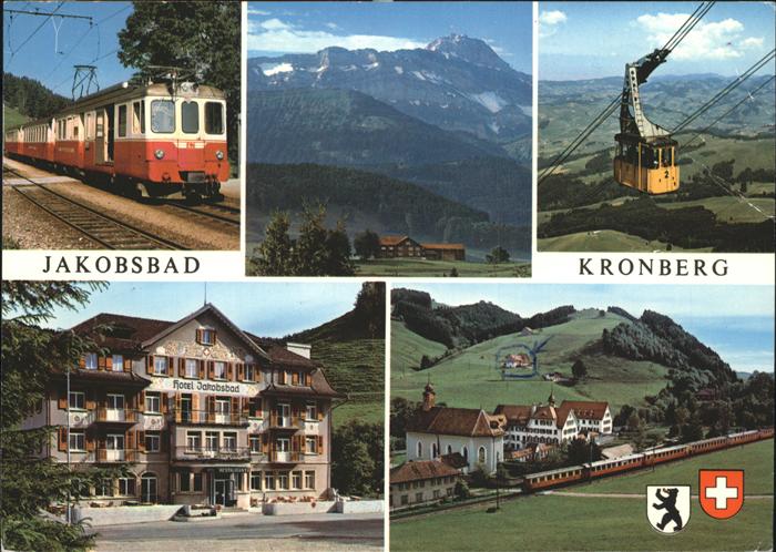 Bergbahn Seilbahn Jakobsbad-Kronberg