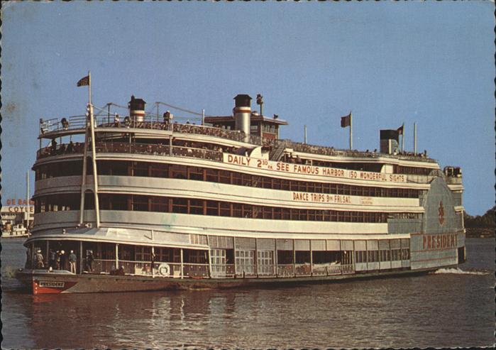 Dampfer Binnenschifffahrt S.S. President Mississippi River