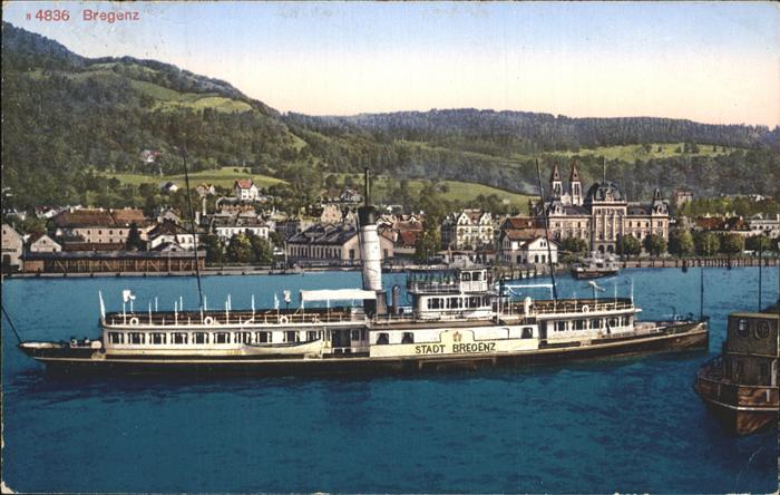Dampfer Seitenrad Stadt Bregenz