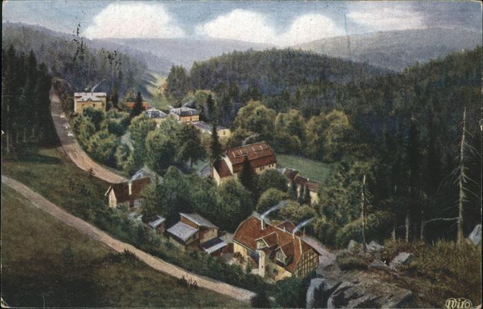 Verlag WIRO Wiedemann Nr. 3488 A Friedrichroda Kühle Tal