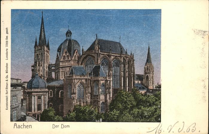 Lunakarte Nr. 3368 Aachen Dom