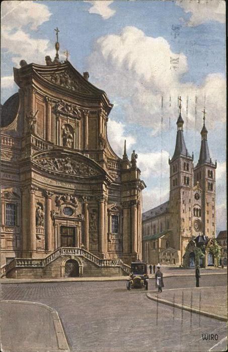 Verlag WIRO Wiedemann Nr. 2933 A Würzburg Neumünster Dom