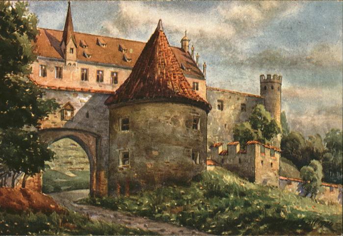 Kuenstlerkarte Nr. 791 Füssen am Lech Schloss