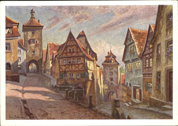 Sollmann Paul Rothenburg-Tauber Plönlein