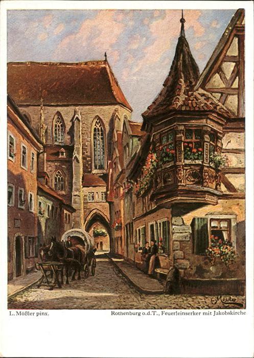 Moessler L. Rothenburg-Tauber Feuerleinserker Jakob