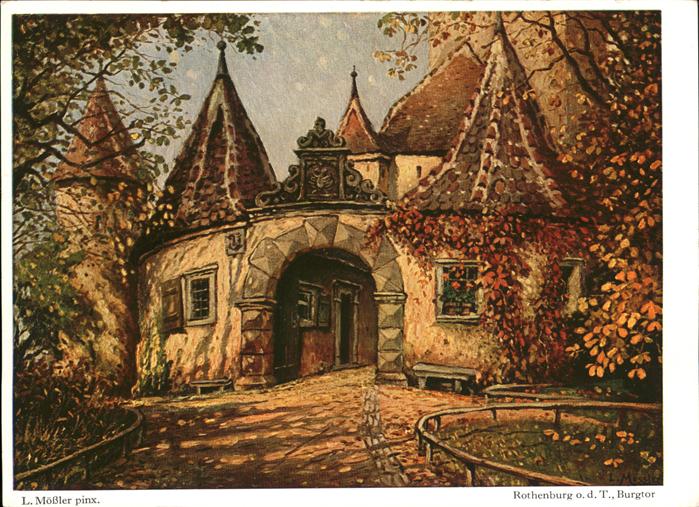 Moessler L. Rothenburg Burgtor