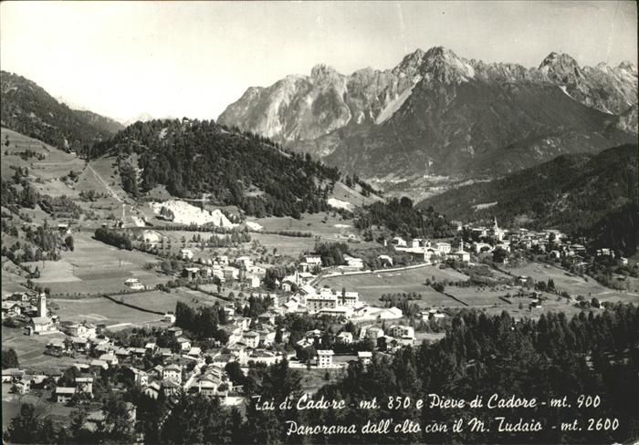 Cadore Panorama dall'alto con il M Tudaio