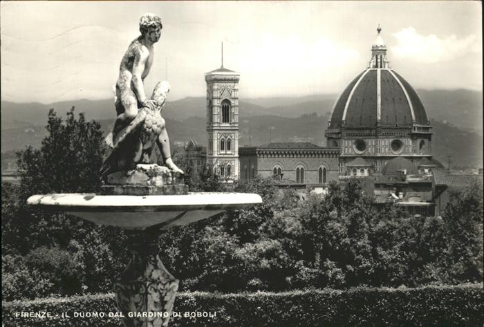 Firenze Florenz Duomo dal Giardino di Boboli