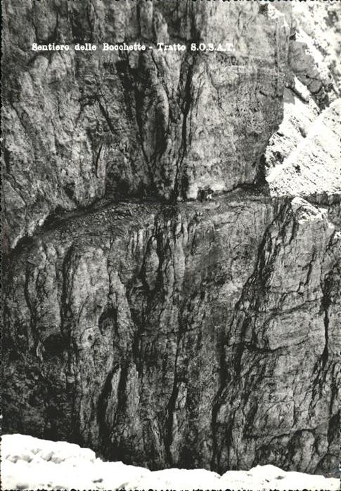 Trentino Dolomiten Sentiero della Bocchette Tratto SOS AT