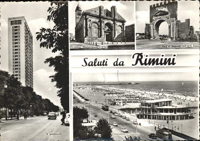 Rimini Il grattacielo Tempio Malatestiano Arco