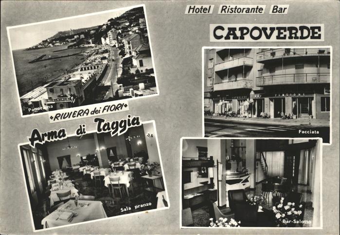 Arma di Taggia Panorama Hotel Ristorante Capoverde Fac