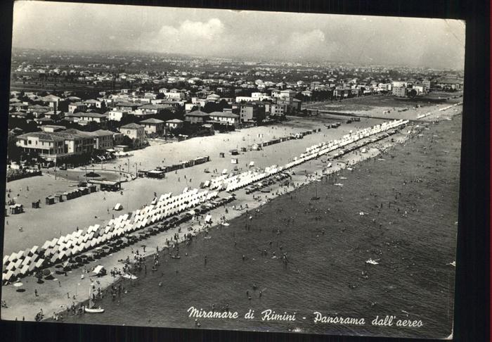 Rimini Panorama dall'aereo