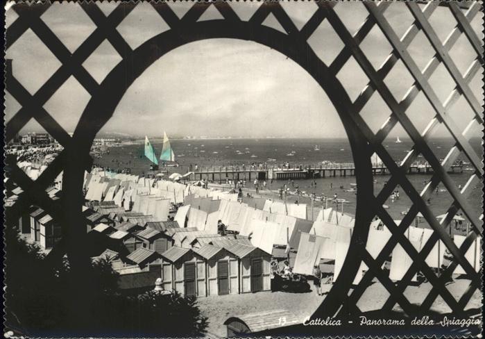 Cattolica Rimini panorama della Spiaggio